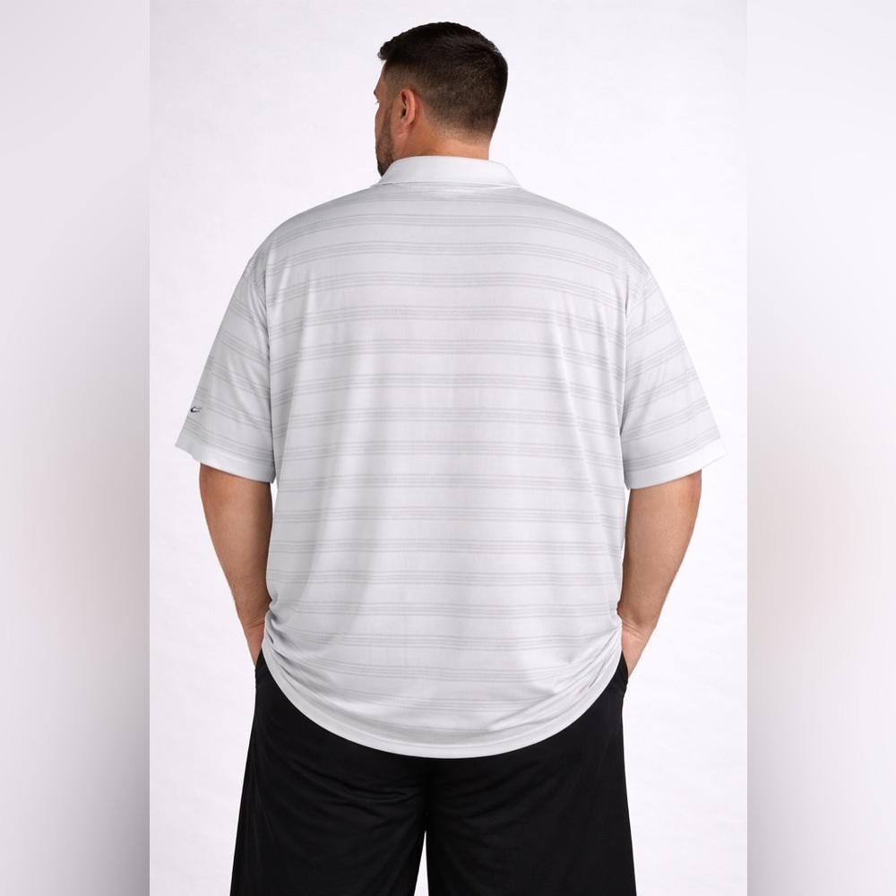 Nike Dri Fit Philadelphia Eagles Polo Shirt Men’s 4XL White NFL Golf - Picture 2 of 11